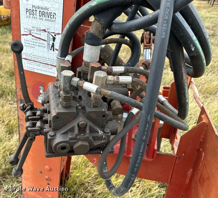 image for item NP9546 Skid steer post driver