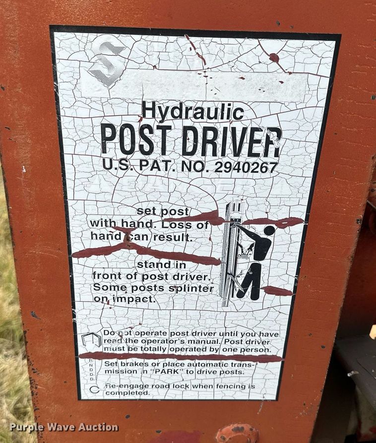 image for item NP9546 Skid steer post driver