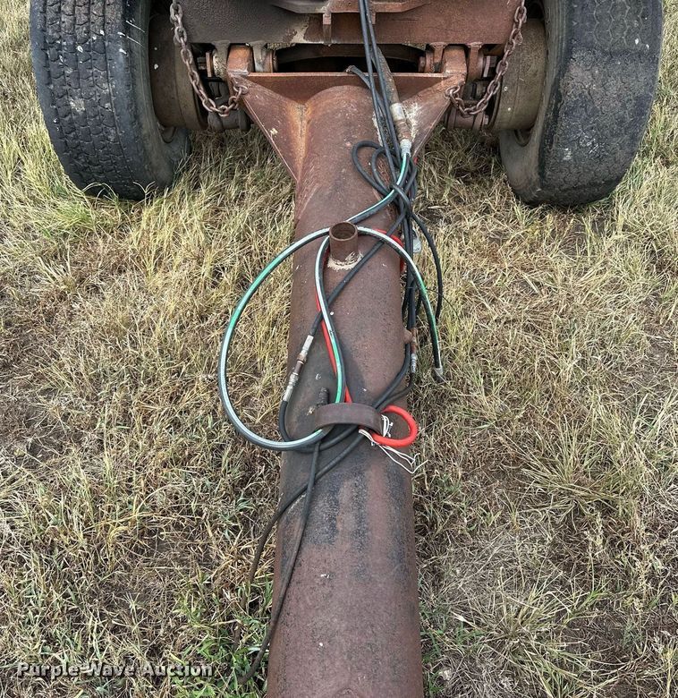 image for item NP9548 Shop built end dump pup trailer