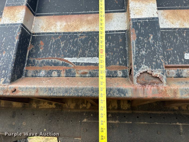 image for item NP9548 Shop built end dump pup trailer