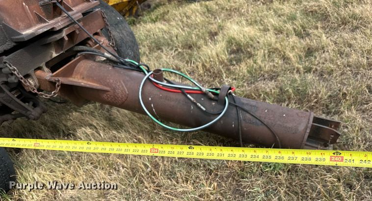 image for item NP9548 Shop built end dump pup trailer