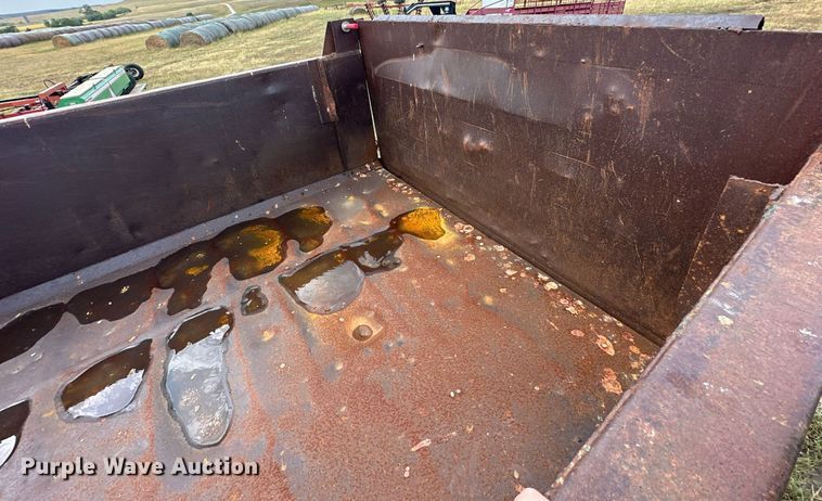 image for item NP9548 Shop built end dump pup trailer