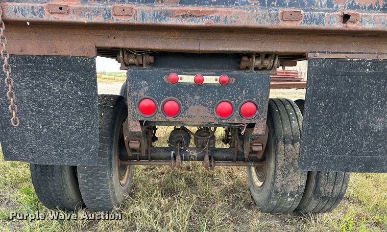 image for item NP9548 Shop built end dump pup trailer