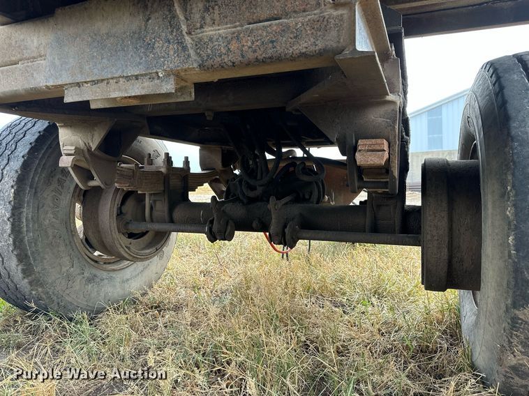 image for item NP9548 Shop built end dump pup trailer