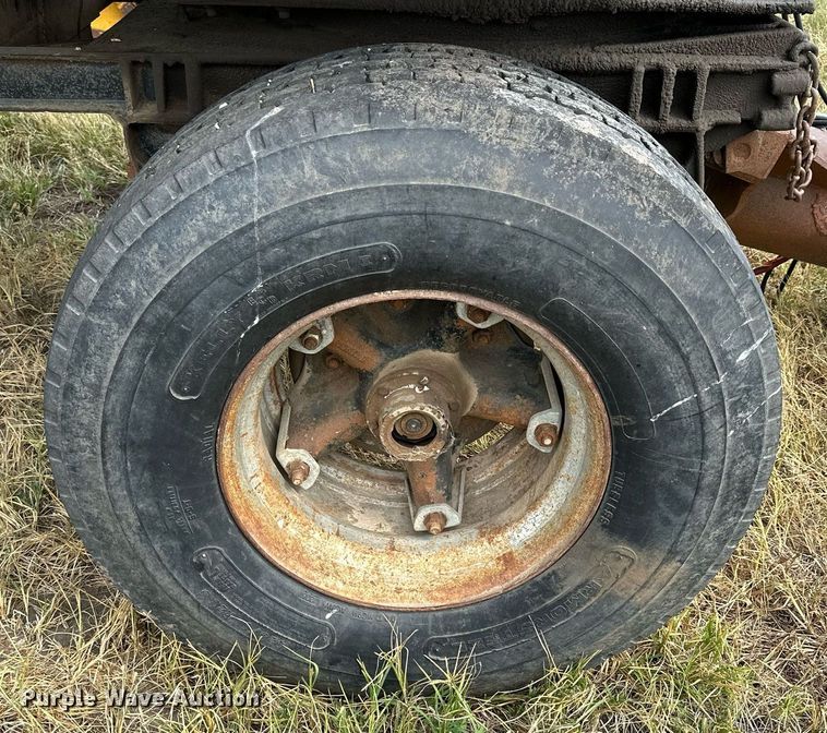 image for item NP9548 Shop built end dump pup trailer