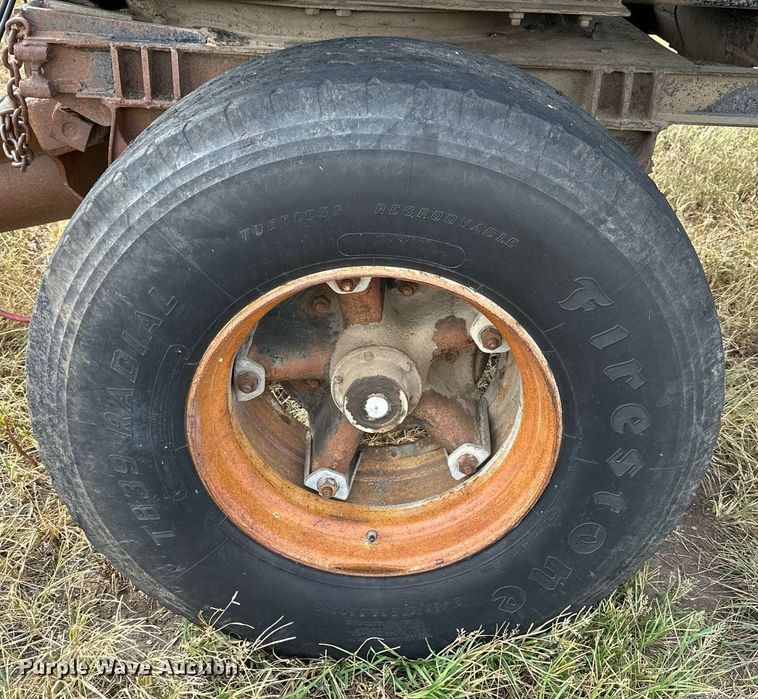 image for item NP9548 Shop built end dump pup trailer