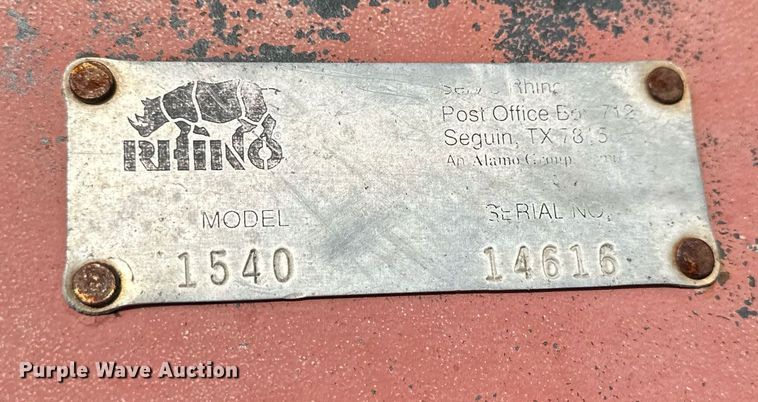 image for item NP9549 Rhino  1540 three point blade