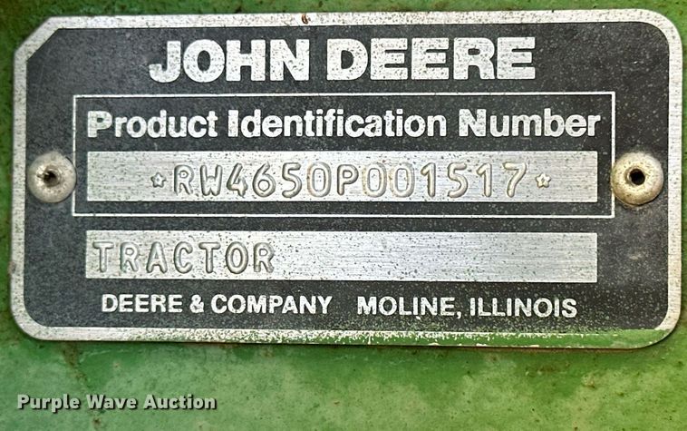 image for item NP9554 1983 John Deere 4650  tractor