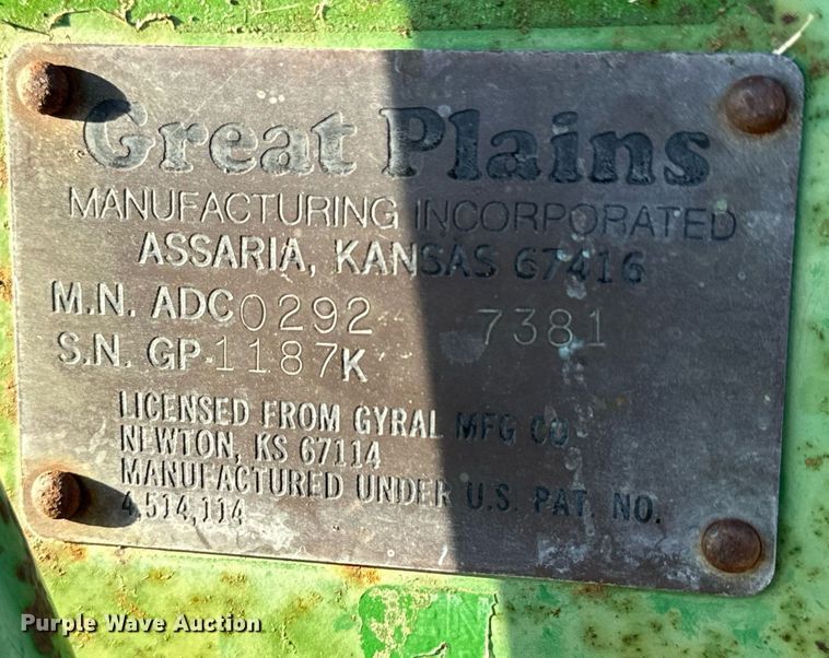 image for item NP9640 Great Plains  air seeder