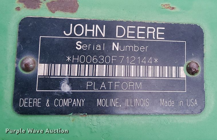 image for item NV9315 John Deere 630F  flex head