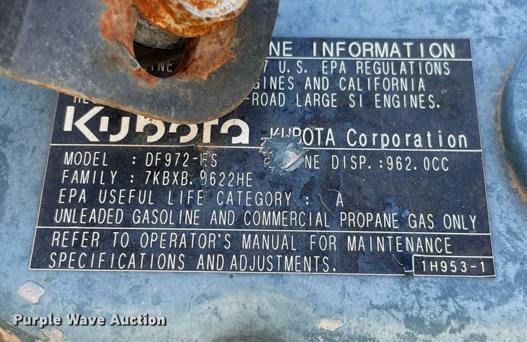 image for item NX9792 Kubota DG972-ES  engine