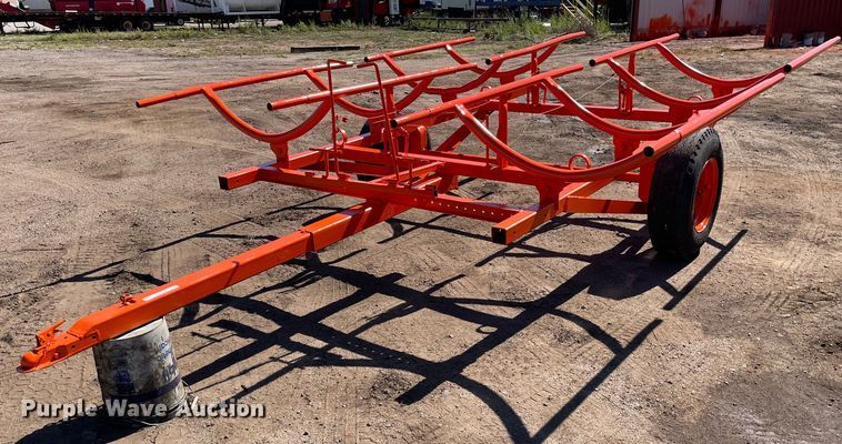 image for item NX9795 Shop built  hay bale trailer
