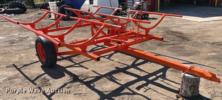 image for item NX9795 Shop built  hay bale trailer