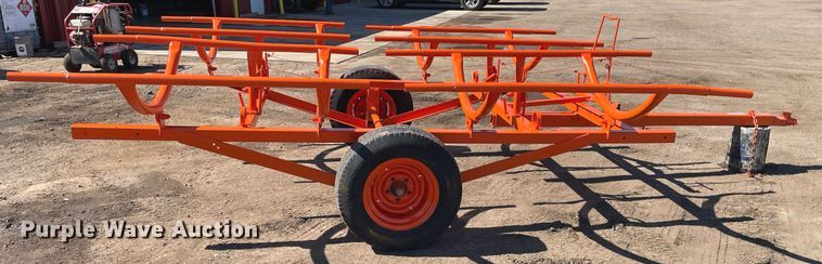 image for item NX9795 Shop built  hay bale trailer
