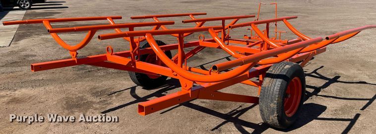 image for item NX9795 Shop built  hay bale trailer