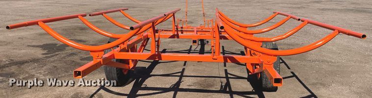 image for item NX9795 Shop built  hay bale trailer