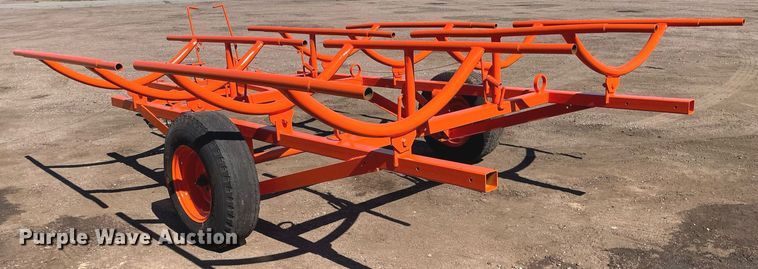 image for item NX9795 Shop built  hay bale trailer