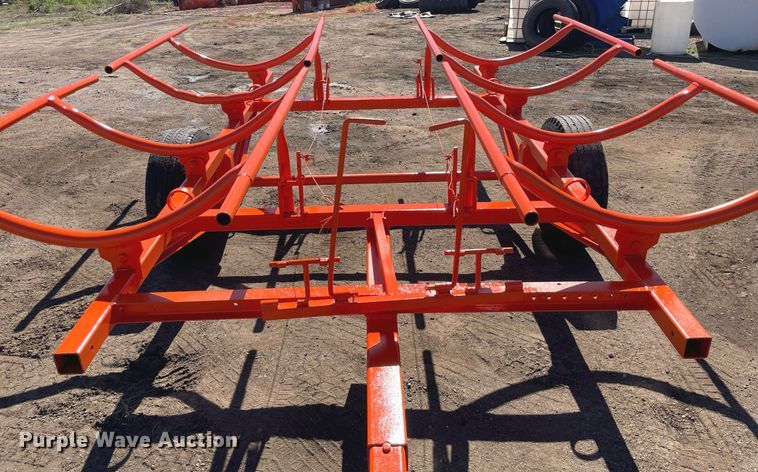 image for item NX9795 Shop built  hay bale trailer