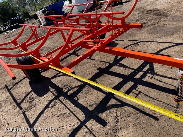 image for item NX9795 Shop built  hay bale trailer