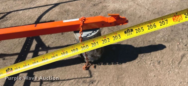 image for item NX9795 Shop built  hay bale trailer