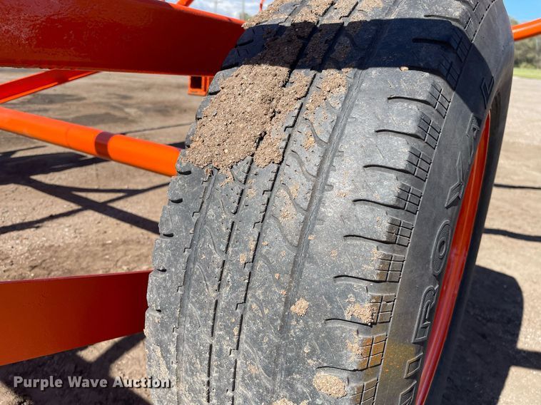 image for item NX9795 Shop built  hay bale trailer