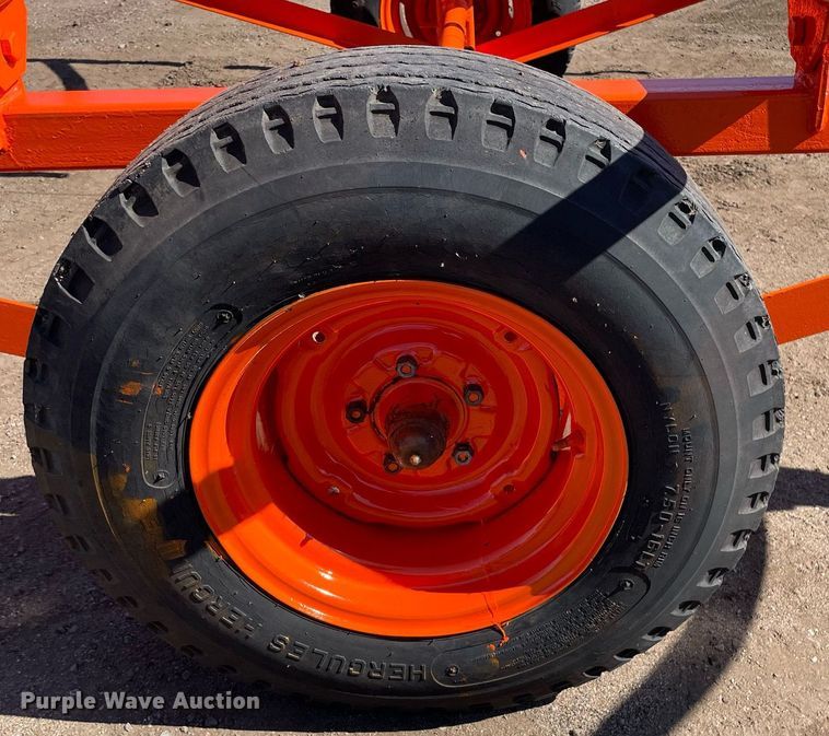 image for item NX9795 Shop built  hay bale trailer
