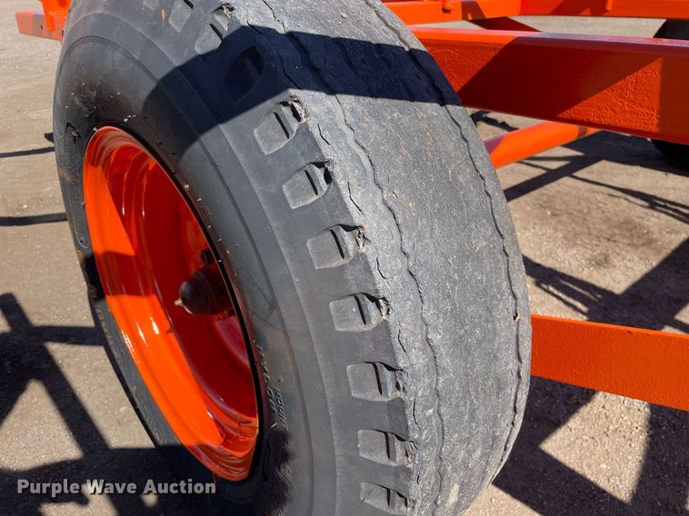 image for item NX9795 Shop built  hay bale trailer