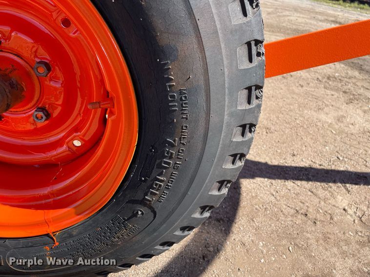 image for item NX9795 Shop built  hay bale trailer