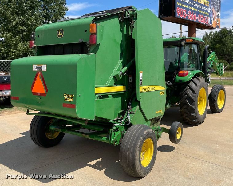 image for item NY9819 2008 John Deere 458  round baler