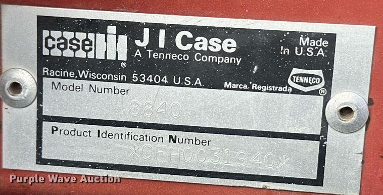 image for item OC9527 Case 8840  swather / windrower