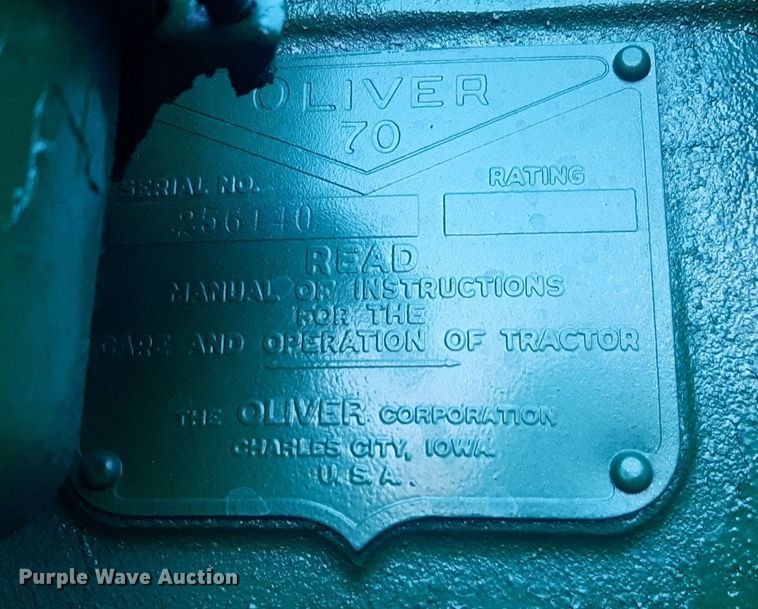 image for item OF9444 1945 Oliver 70  tractor