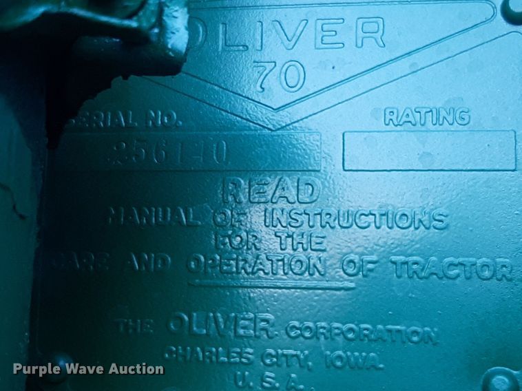 image for item OF9444 1945 Oliver 70  tractor