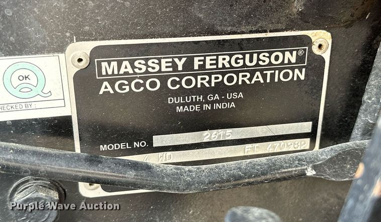 image for item OG9242 2008 Massey Ferguson 2615  MFWD tractor