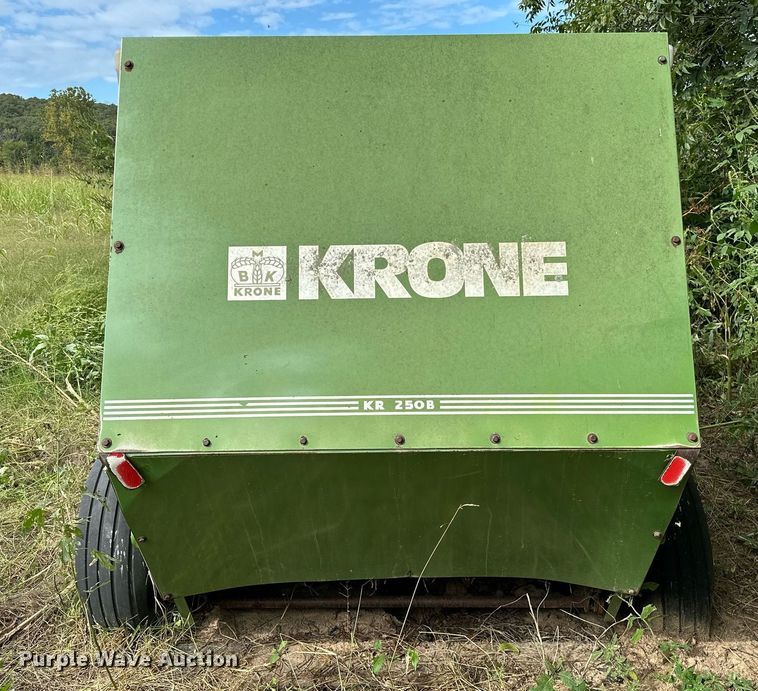 image for item OG9256 Krone KR250B  round baler