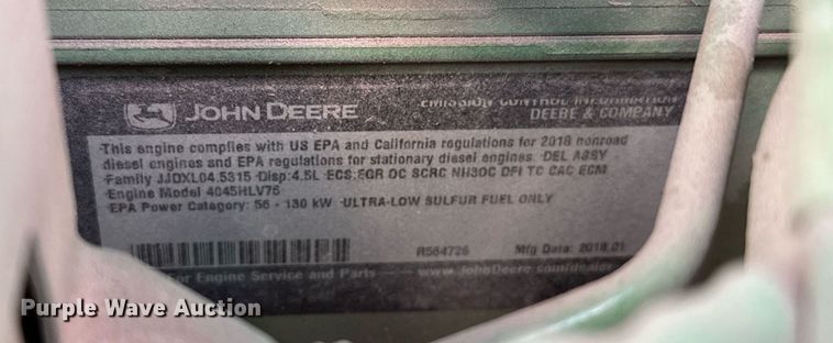 image for item OG9293 2018 John Deere 5085E MFWD tractor