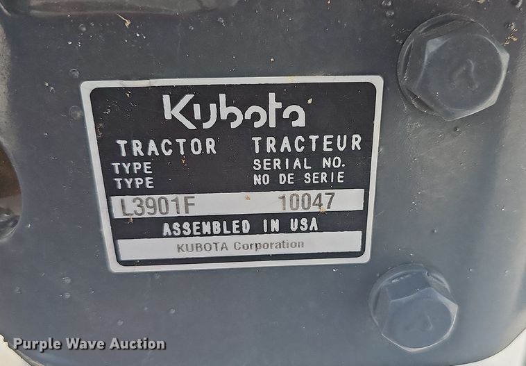 image for item OG9432 Kubota L3901  tractor