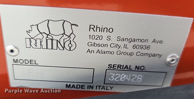 image for item OG9434 Rhino VR10  hay rake