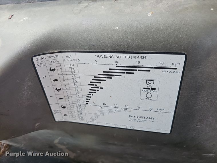 image for item OG9438 Kubota M108S  MFWD tractor