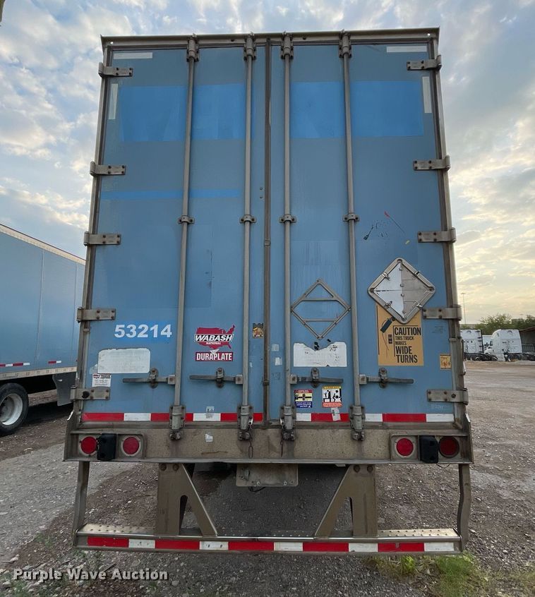 image for item NY9843 2009 Wabash  dry van trailer