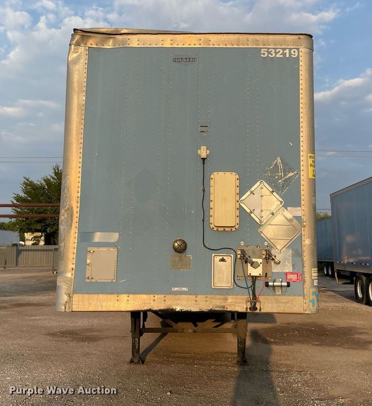 image for item NY9844 2012 Wabash  dry van trailer