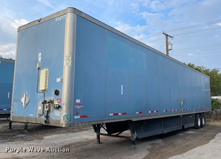image for item NY9847 2009 Wabash  dry van trailer