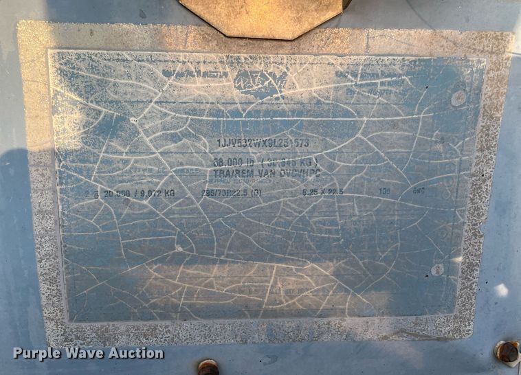 image for item NY9847 2009 Wabash  dry van trailer