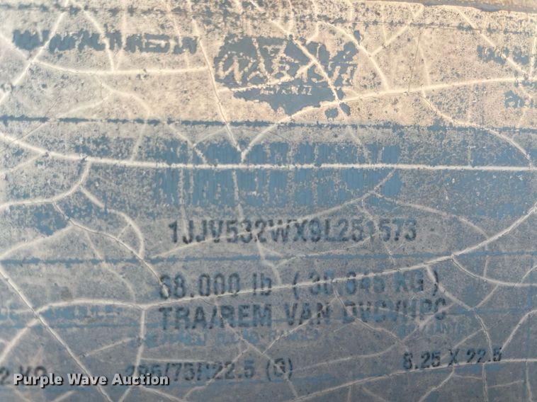 image for item NY9847 2009 Wabash  dry van trailer