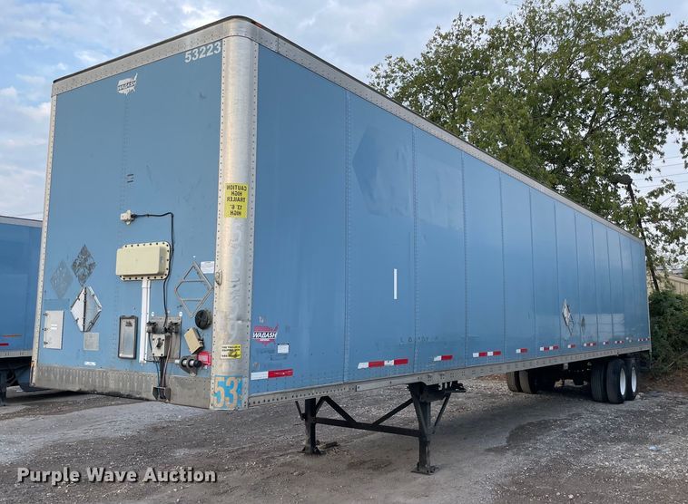 image for item NY9851 2013 Wabash  dry van trailer