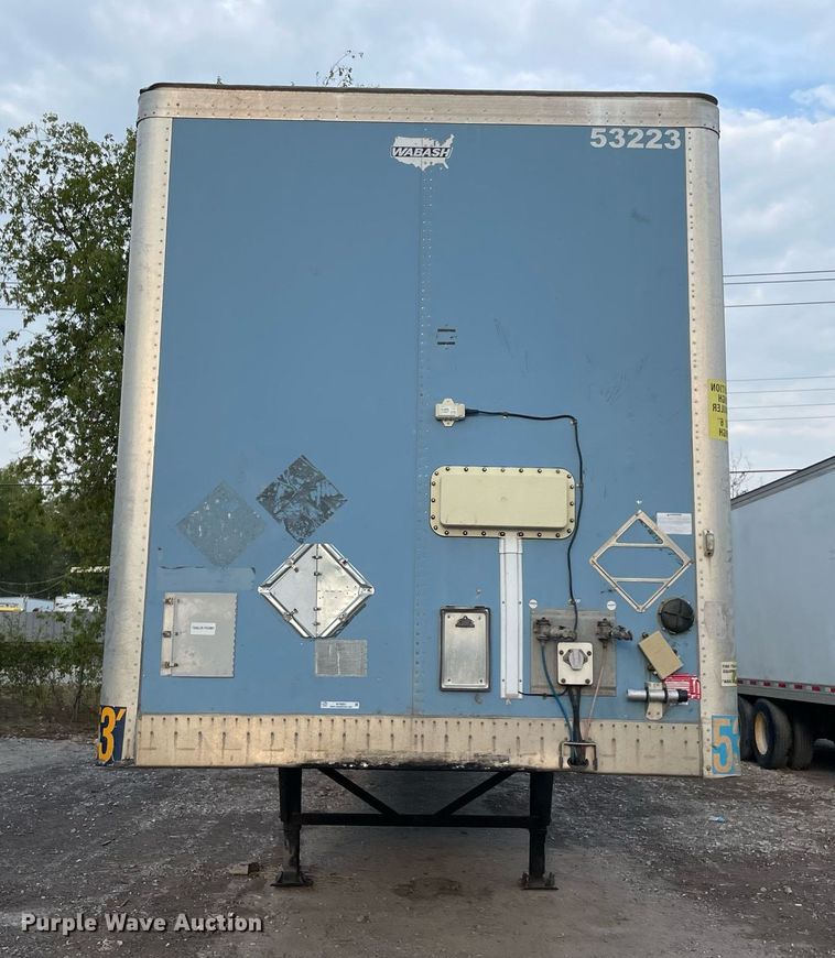 image for item NY9851 2013 Wabash  dry van trailer