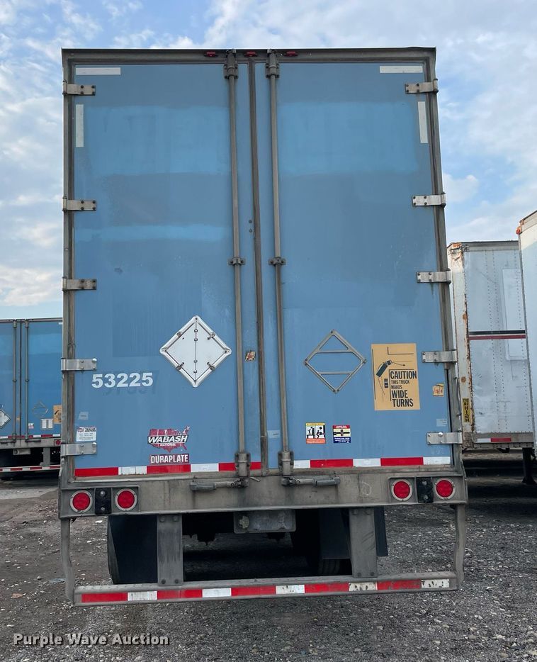 image for item NY9852 2013 Wabash  dry van trailer