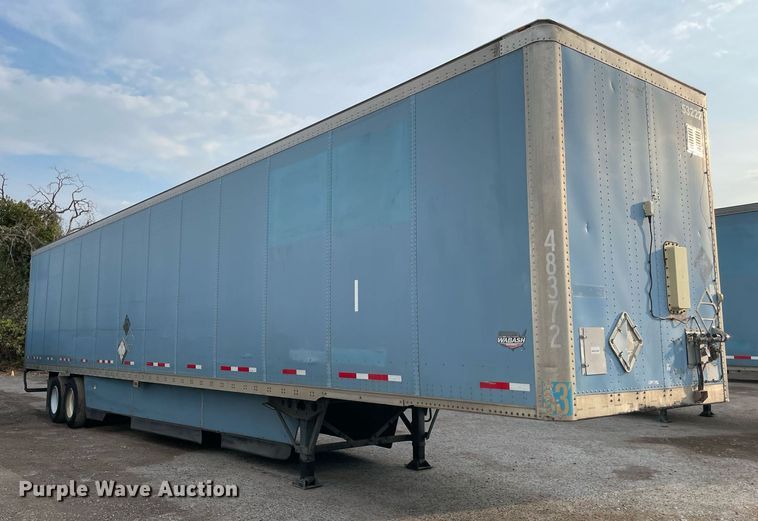 image for item NY9853 2012 Wabash  dry van trailer