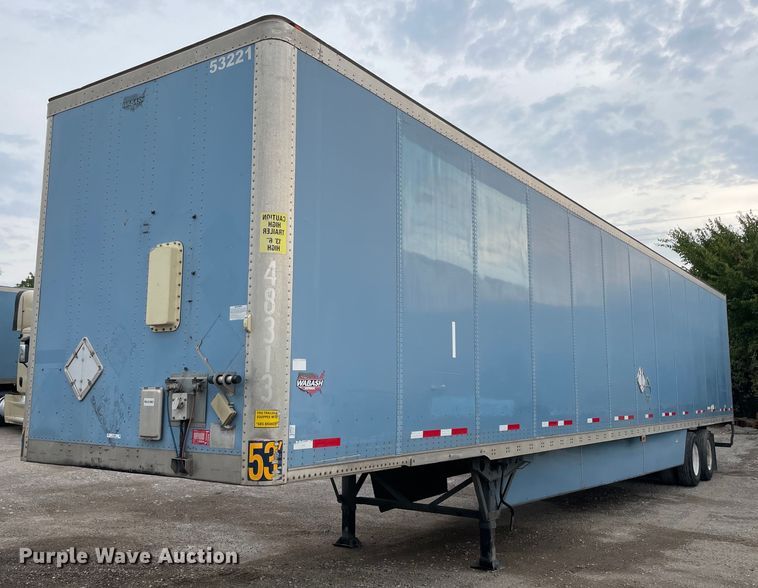 image for item NY9865 2012 Wabash  dry van trailer