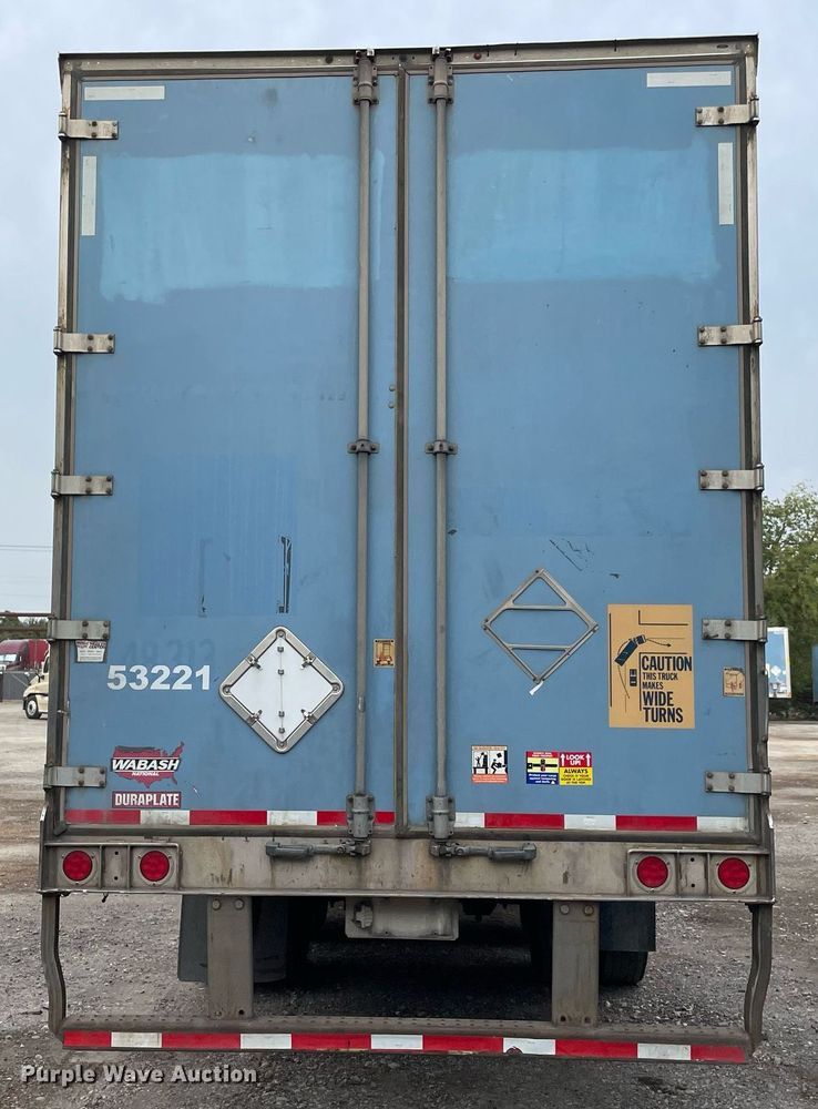 image for item NY9865 2012 Wabash  dry van trailer