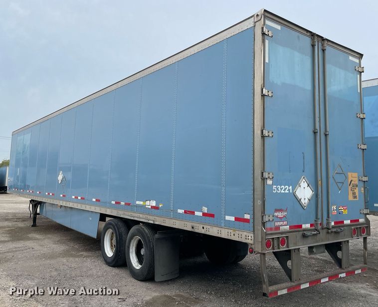 image for item NY9865 2012 Wabash  dry van trailer
